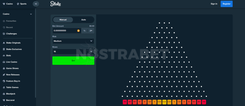 stake plinko game