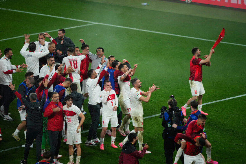 Turkey players and staff EURO 2024