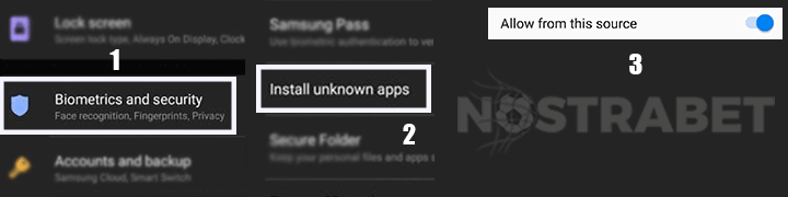 android allow unknown sources